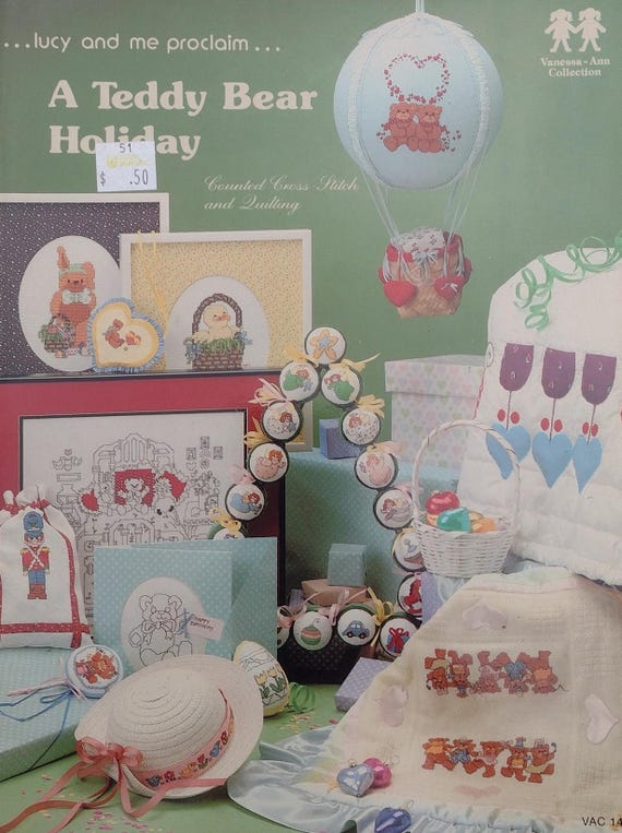 Time for A Teddy Bear Holiday (VAC 14)  Designs by The Vanessa-Ann Collection