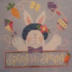 Våren har kommit (#087) Korsstygnsdesign av Lizzie Kate