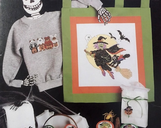 Haunting Bewitchin' Stitchin' (Leaflet 635) Cross Stitch Design by Terrie Lee Steinmeyer