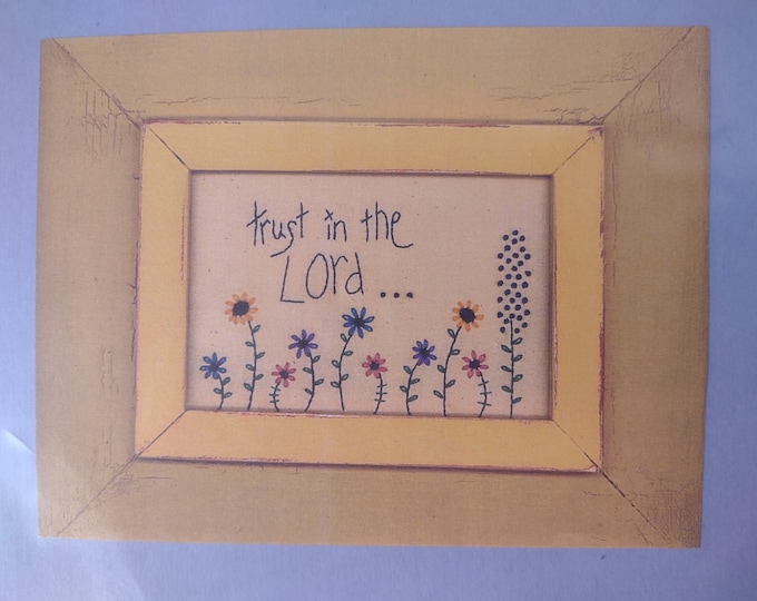Trust in the Lord Embroidery Design by Mac-A-Doodles