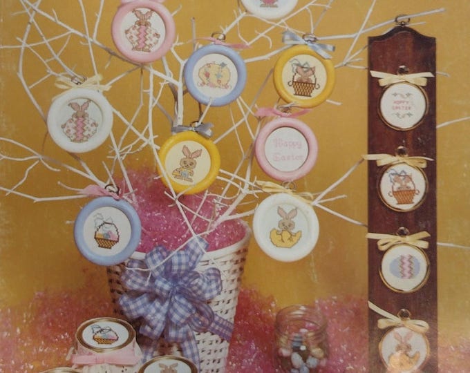 Vintage Bunny Trail (Leaflet 1) Cross Stitch Design by Peggy Wellman