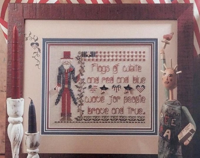 Symbolic Brave Flags Cross Stitch Design by Shepherd's Bush