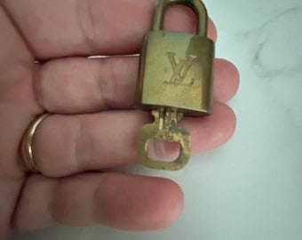 Louis Vuitton Padlock and One Key 333 Lock Brass 