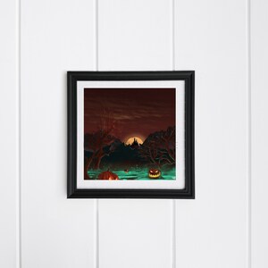 PRINTABLE Halloween Wall Art,Rustic Neutral Moody Print, Halloween Printables, Digital Download,