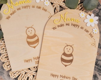 Mothers day handprint, Mothers day gift, DIY handprint sign Mothers day, Gift for Grandma, Personalized Mothers day gift, handprint sign