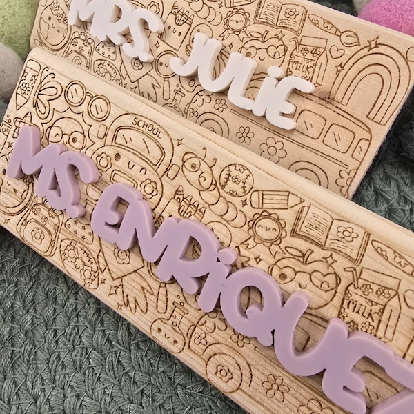 Teacher Appreciation gift, Personalized teacher eraser, Teacher gift, End of School, Whiteboard eraser