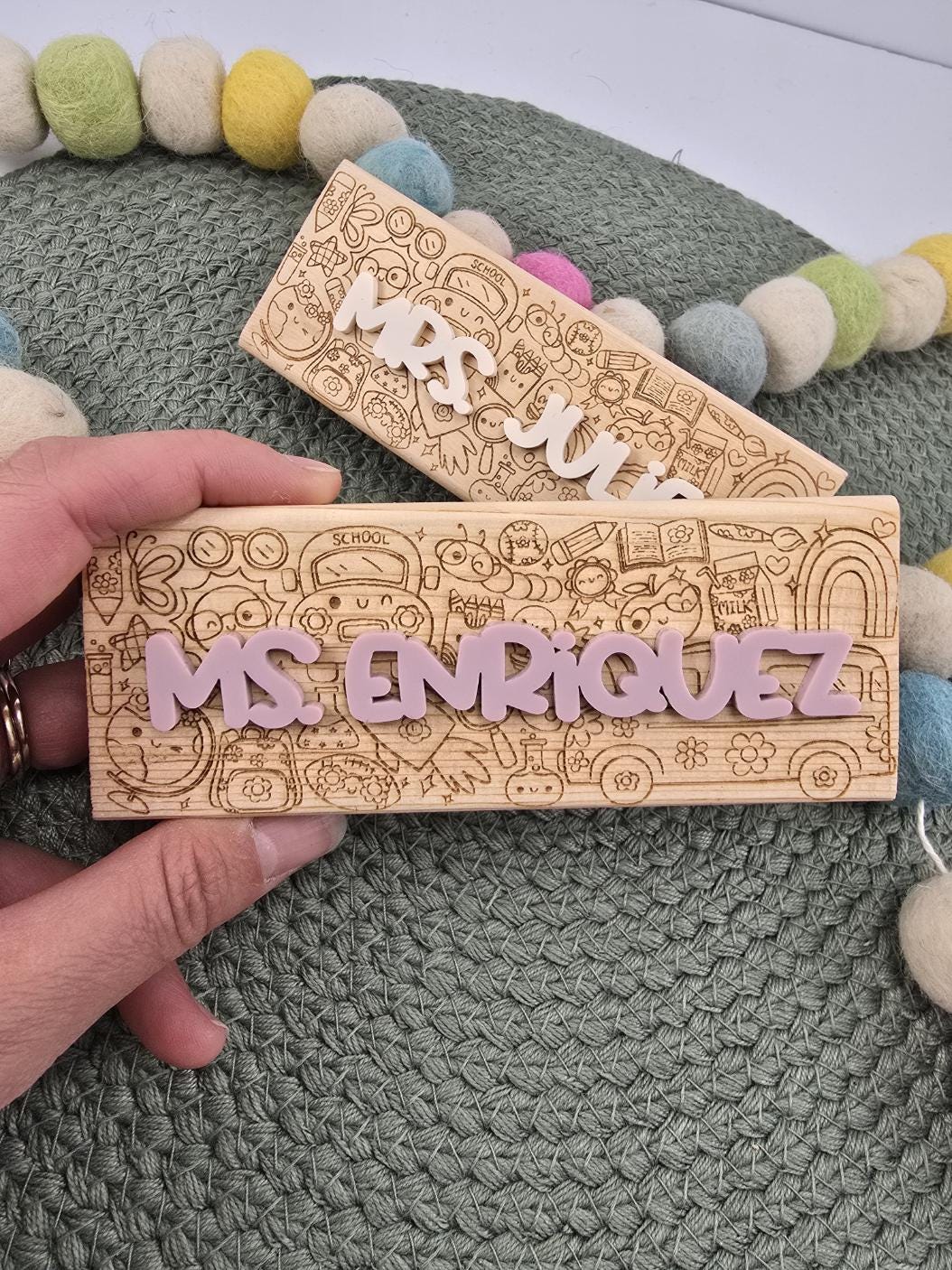 Teacher Appreciation gift, Personalized teacher eraser, Teacher gift, End of School, Whiteboard eraser