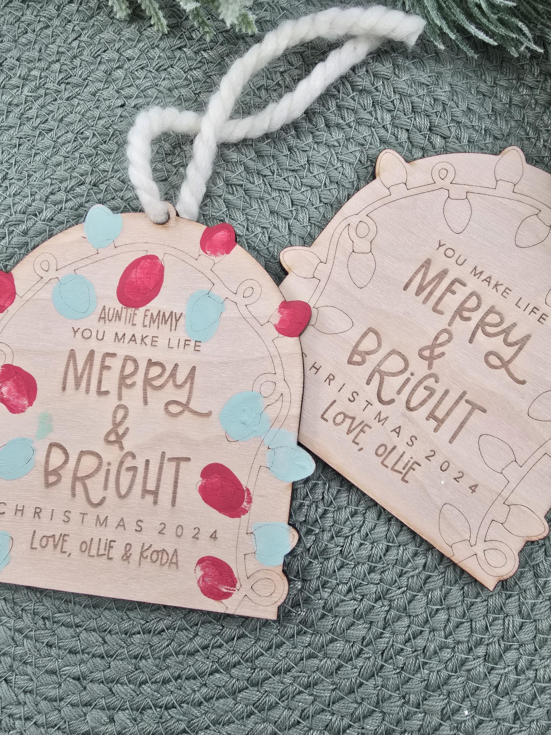 27 Best Christmas Gifts for Teachers: Show Your Appreciation 10 Personalized Christmas Gift fingerprint ornament, Fingerprint DIY…
