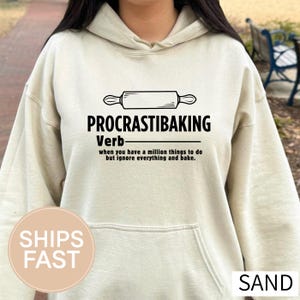 Procrastibaking Sweatshirt,Funny Baking Definition Shirt, Baker Chef Gift,Cooking Lover Hoodie,Baking Humor,Gift for Bakers,Baker Chef Shirt