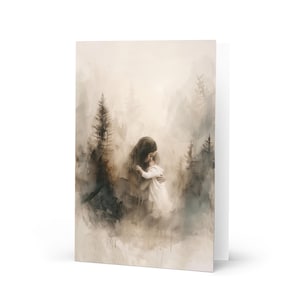 Heiliger Bund der Mutterschaft / Jesus Christus / Christliches & HLT Kunstwerk / Grußkarte
