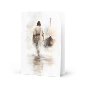 Seu Poder Divino / Jesus Cristo / Arte Cristã e SUD / Cartão de Felicitações