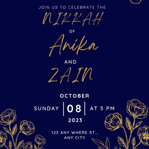 Nikkah Invitation
