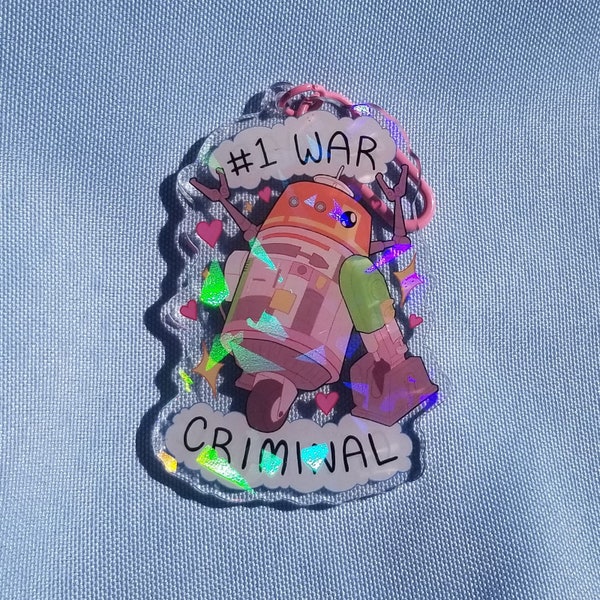 Chopper Star Wars Holographic Acrylic Charm