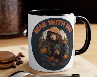 Bear With Me-koffiemok, inspirerend zelfliefdecadeau