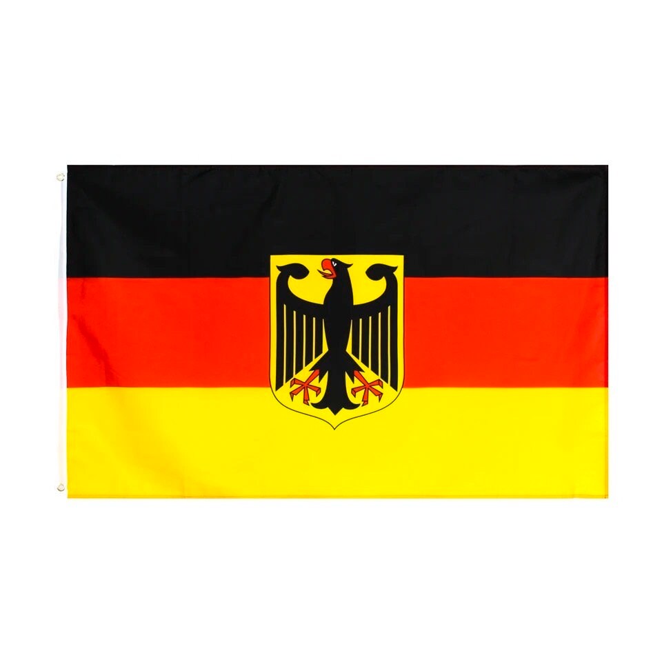 Deutschland Deko Windrad Windspiel Garten Wappen Flagge Fahne in