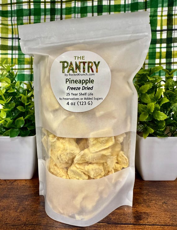 Freeze Dried Organic Pineapple - The Pantry by Rocket Krunch