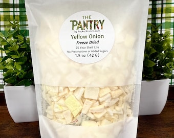 Freeze Dried Organic Yellow Onions - The Pantry by Rocket Krunch