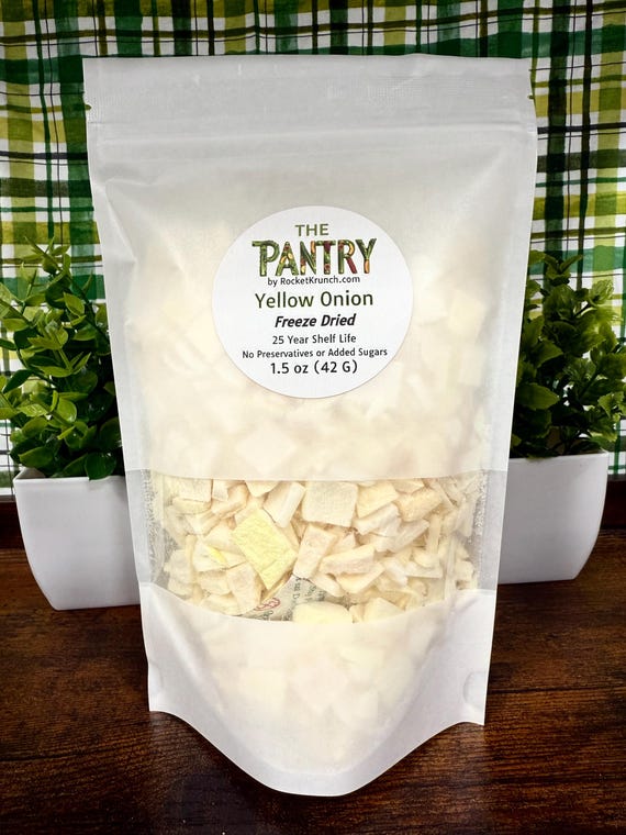 Freeze Dried Organic Yellow Onions - The Pantry by Rocket Krunch