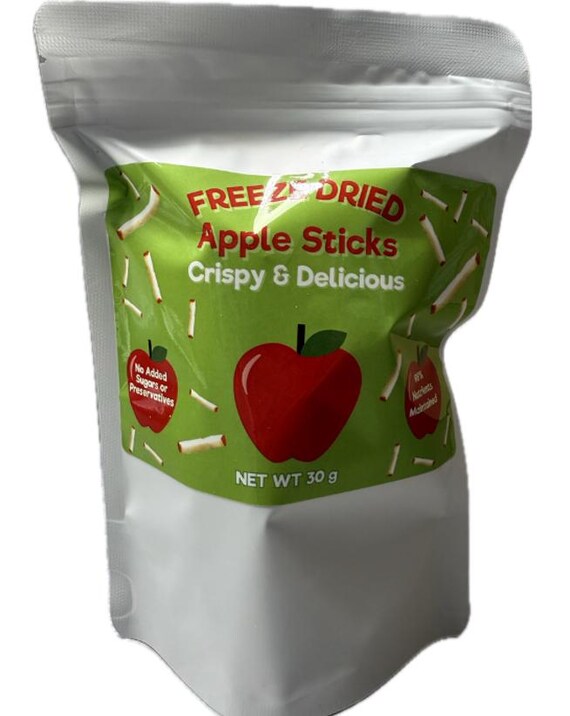 Freeze Dried Organic Apples 30g