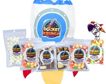 Rocket Krunch Variety Freeze Dried Candy Goodie Bag--Perfect Gift!