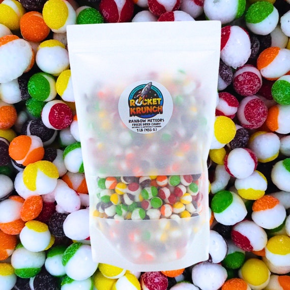 Rainbow Meteors Freeze Dried Candy - Pack of 1 lb