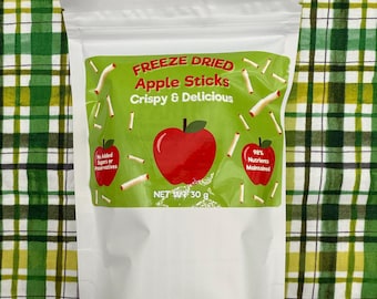 Freeze Dried Organic Apples 30g