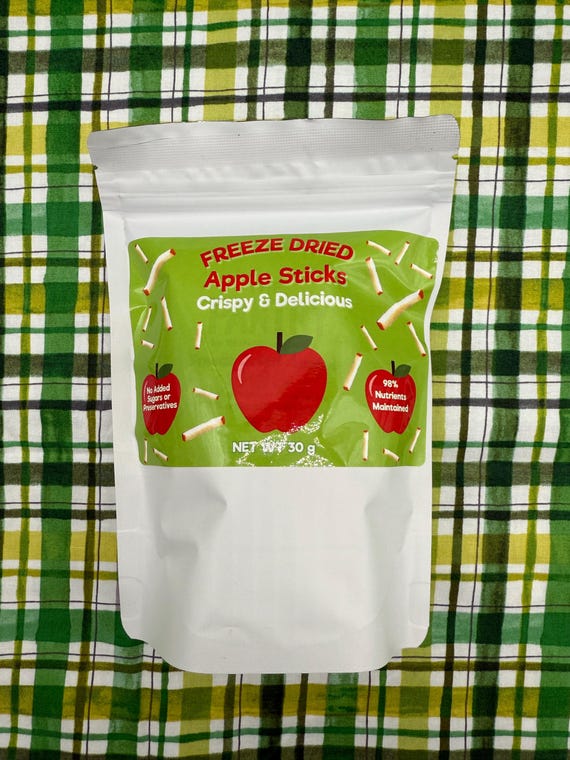 Freeze Dried Organic Apples 30g