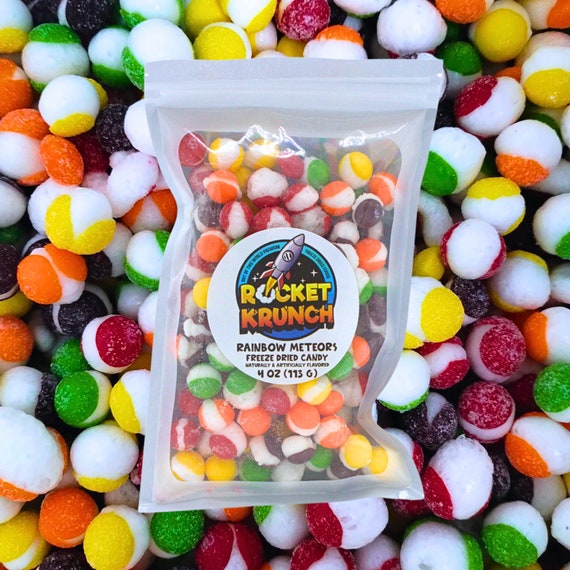 Meteors Freeze Dried Skittles - Bag of 4 oz