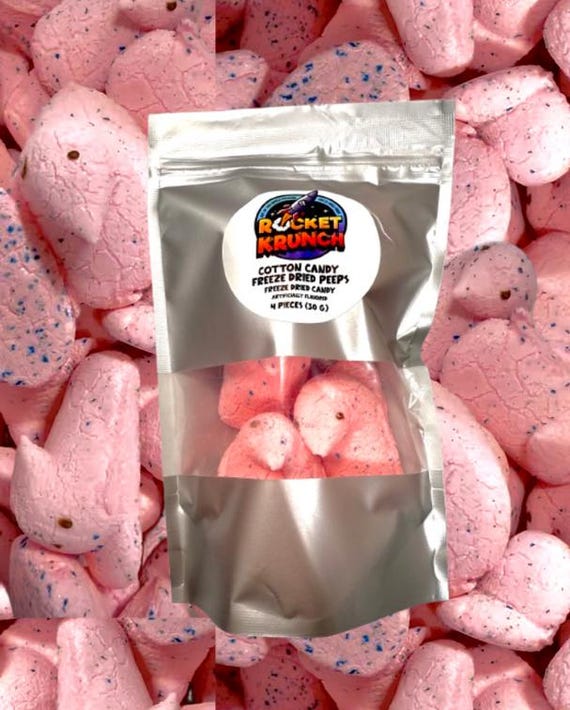 Cotton Candy Peeps Freeze Dried Marshmallows
