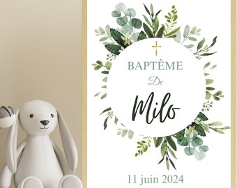 Affiche baptême