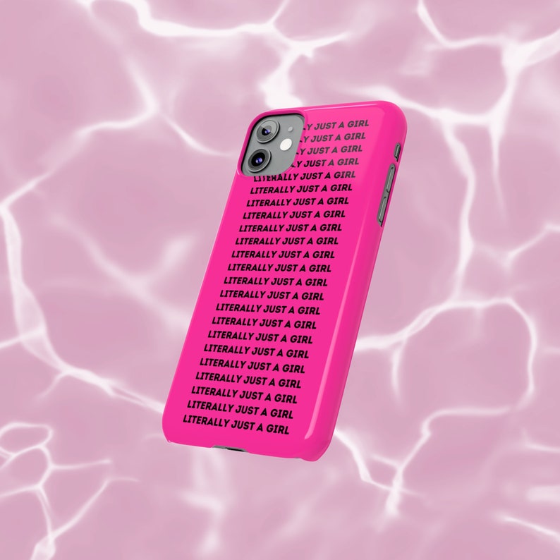 Im Literally Just A Girl Phone Case, Coquette Phone Case, Y2k Phone