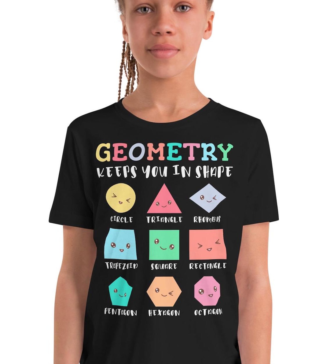 Geometry Cute Colorful Cute Geometry Shapes Circle Triangle Square Learning Design ...