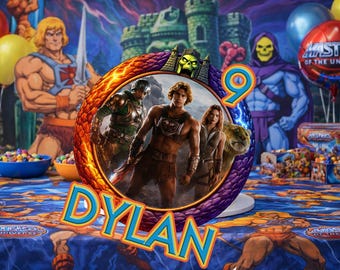 He-Man Movie Digital Cake Topper –Your name and age -Digital Download (Limited Supply)