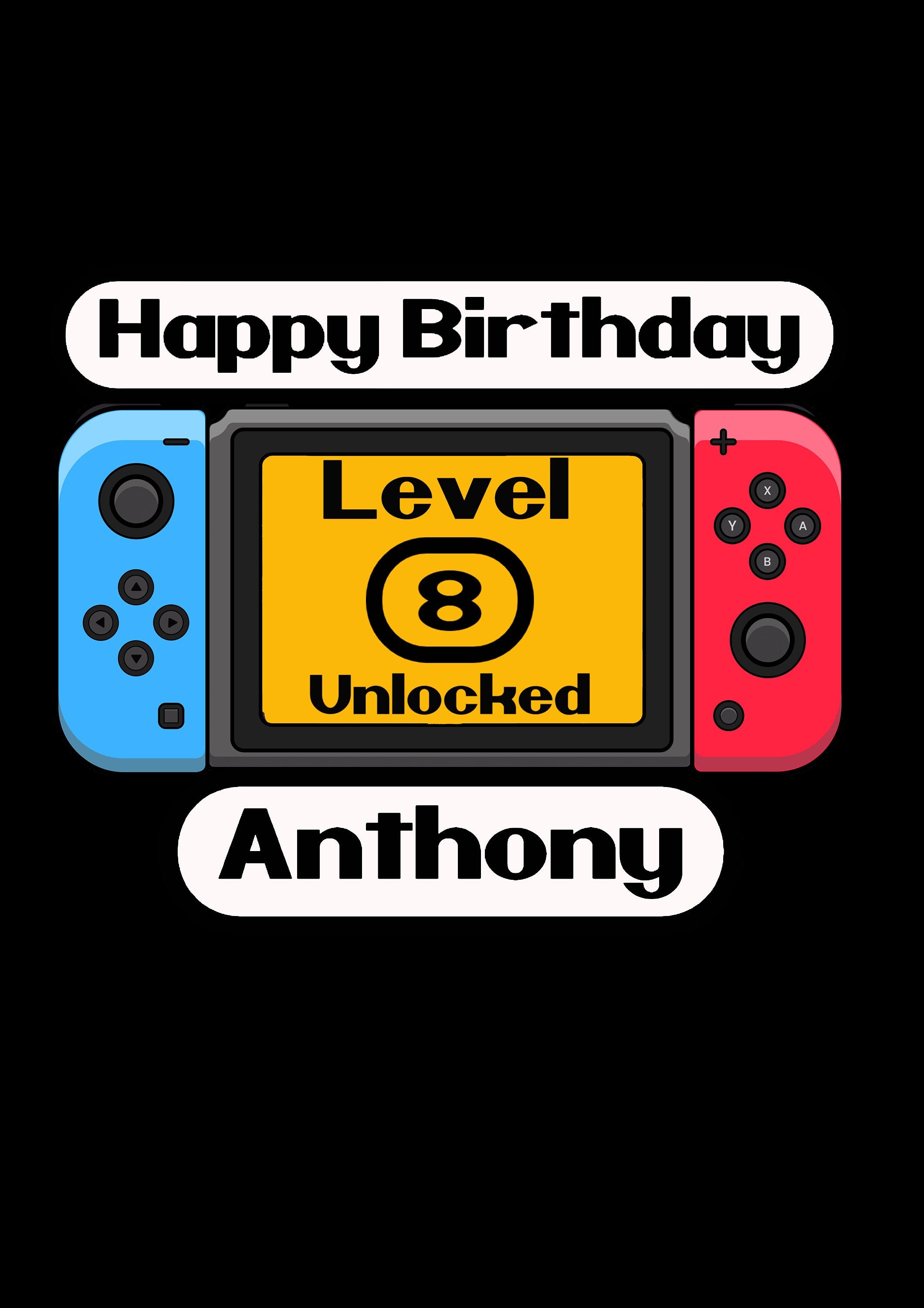 Nome Personalizzato Qualsiasi Età & Buon Compleanno Scheda Di Gioco - Foto 4