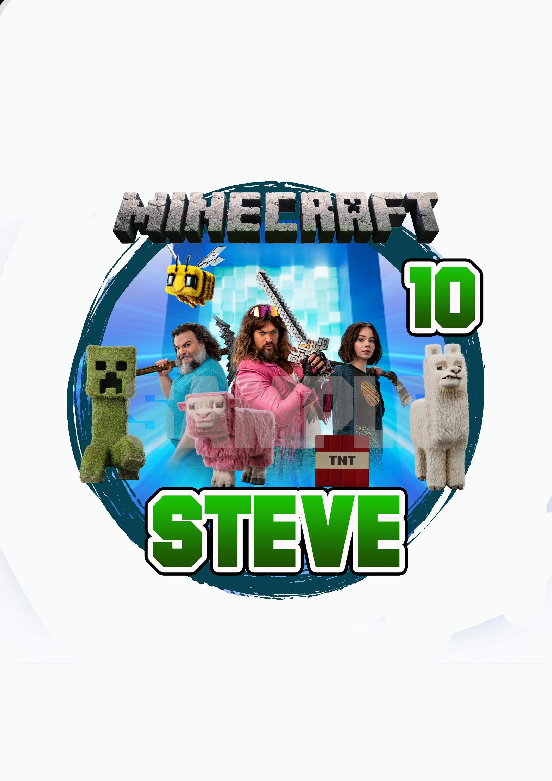 Minecraft Movie Digital Cake Toppers – Direct Download