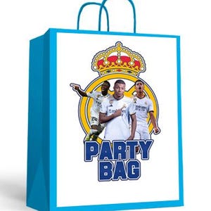 Party Bag Labels Real Madrid (Instant Digital Download)