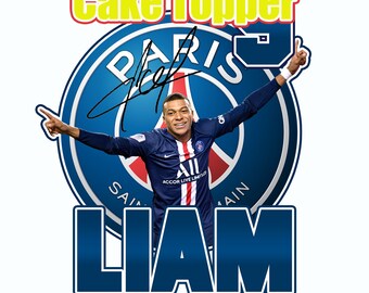 Décoration de gâteau Mbappe (fichier numérique)