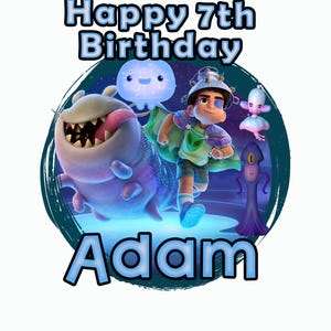 Adorno digital para tarta de la película Elio: Tu nombre y edad - Descarga digital (Suministro limitado)