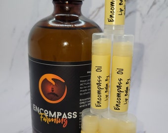 2 Bálsamo labial Encompass Oil Hecho a mano en un tubo libre de BPA fabricado en los EE. UU.