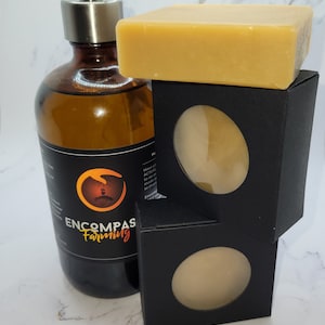 Goat Milk Soap Bar made with Encompass Oil, Handmade Soap for Face and Body