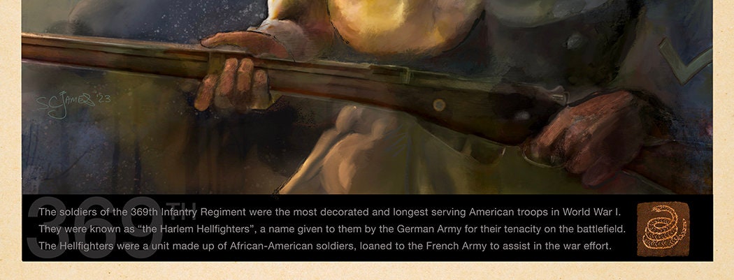 Harlem Hellfighter Poster - Etsy