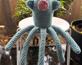 Crochet Cat Squid Plush