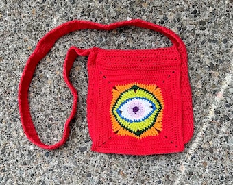 Evil eye crossbody bag