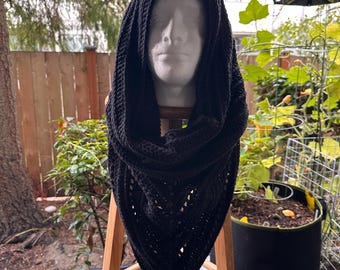 wild oleander hooded scarf