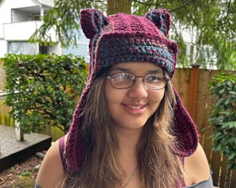 Cat ear beanie