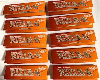 Rizla Liquorice Rolling Papers - Normale Größe, Full Box