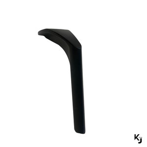 Black Metal Furniture Legs: Heavy Duty Sofa, Bed, Dresser Replacement - 7.5 Inch