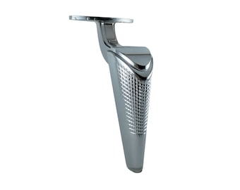 Gambe cromate per mobili: piedini moderni in metallo per divani, mobili e supporti per divani - 4 pezzi