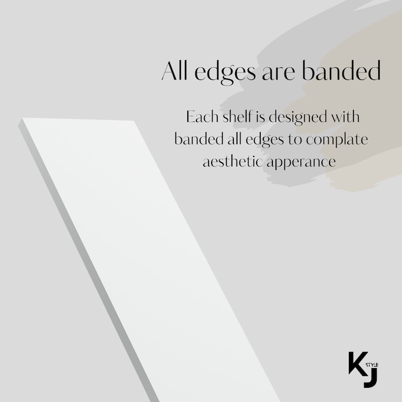 Custom Order Melamine Shelf White, Gray, Black ,maple, 3/4 Thickness