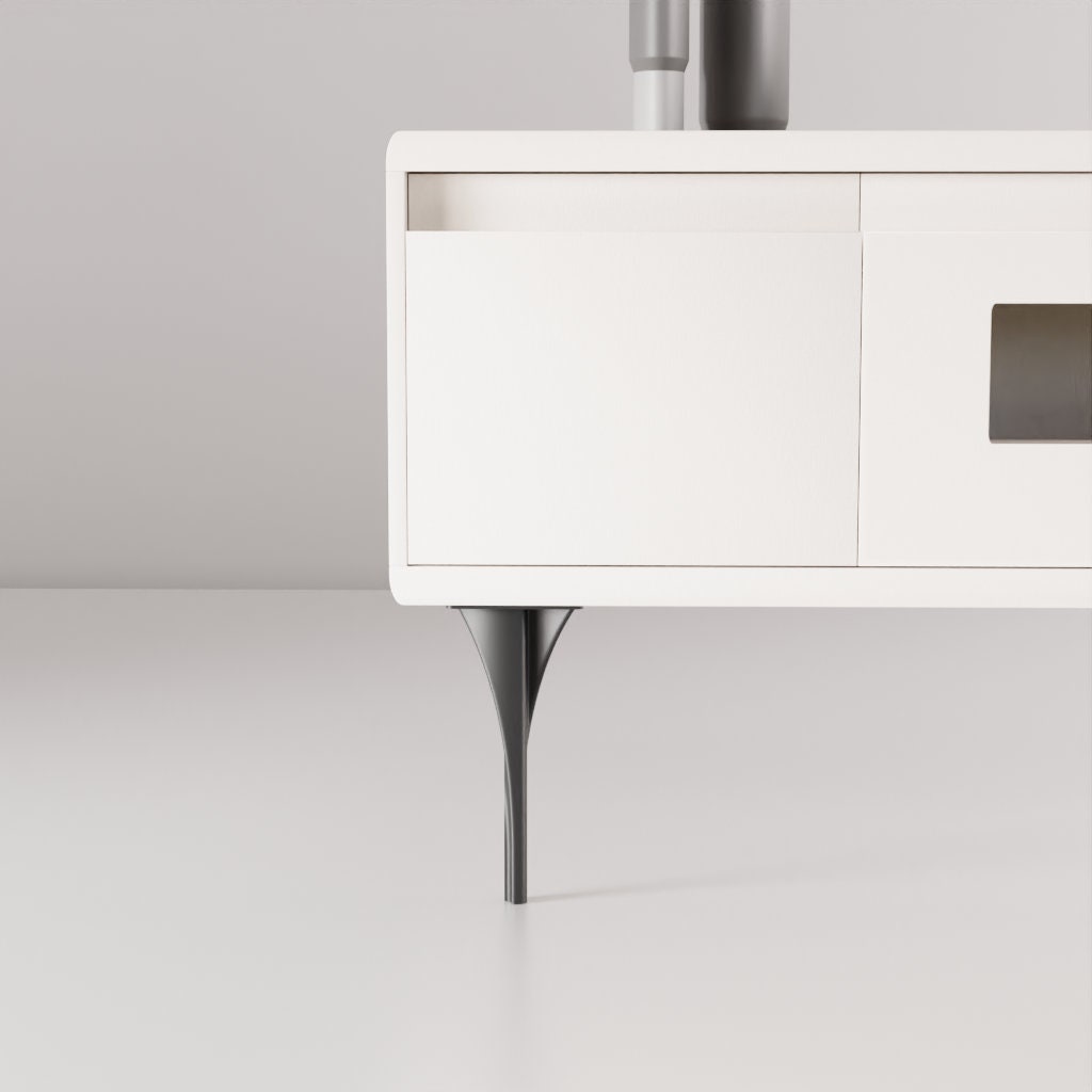 Stylish Furniture Legs, Modern Black Legs, Gold Support Legs